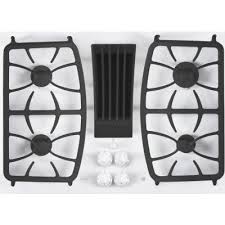 Gas Downdraft Cooktop White