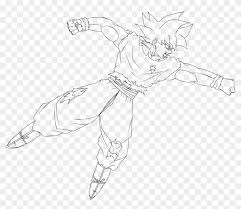 3cm for more drawings like this. Ultra Instinct Goku Punching Lineart By Dragonballaffinity Draw Goku Ultra Instinct Hd Png Download 1600x1315 6602887 Pngfind