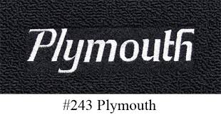 plymouth logo floor mats gtx fury