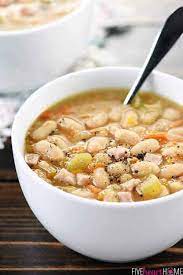 slow cooker ham and bean soup