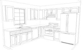 what is a basic 10x10 kitchen layout