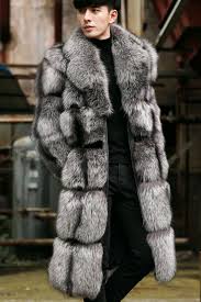 Men S Silver Fox Fur Coat