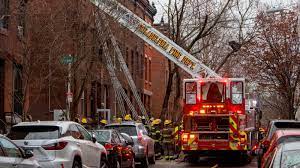 Video: Philadelphia row house fire ...