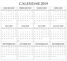 Open Office Yearly Calendar Template 2019 Free Calendar