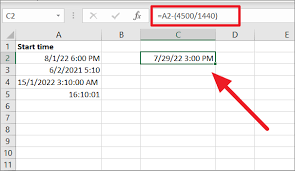 how to subtract time in excel