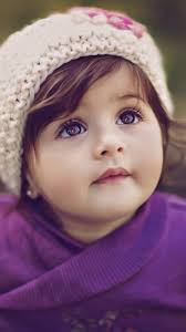 cute baby purple eyes wallpaper