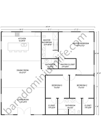 Single Story Barndominium Floor Plans