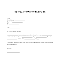 proof of residency letter free