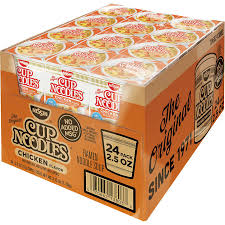 Delivery is included in our price. Nissin Cup Noodles Flavored Soup Chicken 2 5 Oz 24 Ct