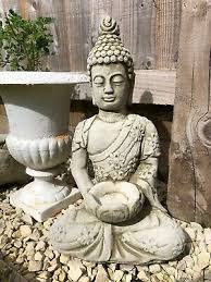 Reconstituted Stone Tealight Buddha
