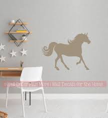 Walking Horse Silhouette Wall Decals