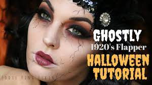 1920 s flapper ghost halloween makeup