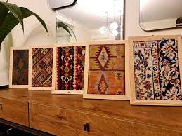 Ethnic Pattern Fabric Textile Framed