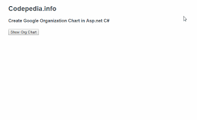 Asp Net C Create Simple Organization Chart With Mssql