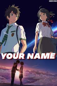 Usually, romantic and sweet moments come together. Your Name 2016 8 4 Imdb Popular Anime Best Anime Series Anime