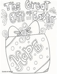 If you're looking for anti stress coloring pages and need some hope in your life, you'll love these hope coloring pages to boost your spirit! Easter Coloring Pages Religious Doodles
