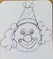 how to draw a clown easy beginner art