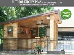 20x20 Outdoor Kitchen Plans Patio