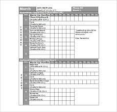 45 workout schedule templates pdf docs