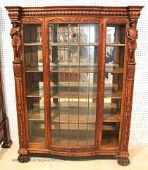 Leaded Glass China Cabinet