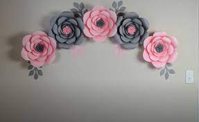 Wall Decor Ideas With Paper Flowers