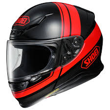 Details About Shoei Rf 1200 Philosopher Motorcycle Helmet Black Red