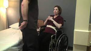 transfer wheelchair to bed cna state