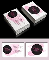 makeup artist business card design