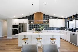 A Vaulted Ceiling Shapes A Kitchen