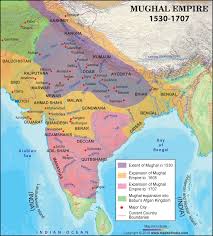 Mughal Empire Map Mughal Empires