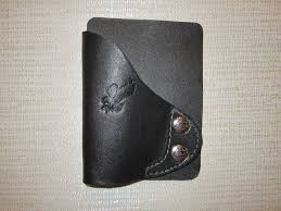 crimson trace laser leather wallet