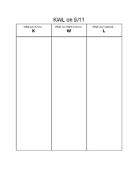 Precise Kwl Chart For Middle School Klews Chart First Grade