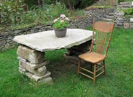 Stone Table For Outdoors Outdoor