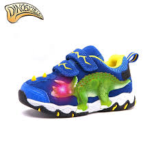 Dinoskulls Children Glowing Sneakers Baby Boys Light Up Shoes Kids Led 3d Dinosaur Leather Shoes Sports Shoes For Boys 27 34 Sneakers Aliexpress