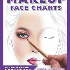 makeup face charts practice journal
