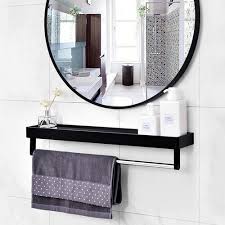 Among the different models available a round bathroom mirror is also a modern and sleek design piece. Bathroom Bathroom Round Mirror With Shelf Wall Mounted Mirror Wall Mounted Bathroom Mirror Without Perforation