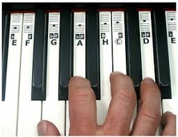 Die noten mit bleistift und schreibe jeweils direkt unter die note den namen. Piano Learning Sticker H Free Lessons Links Music Lessons Tab Ebay