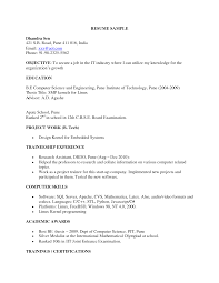 Computer Engineering Resume Template for Freshers