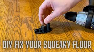 diy fix squeaky hardwood floors you