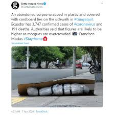 Fakta Atau Hoaks Benarkah Ini Foto Foto Jenazah Pasien Corona Di Ekuador Yang Digeletakkan Di Pinggir Jalan Cekfakta Tempo Co
