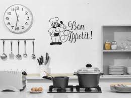 Chef Bon Appetit Vinyl Wall Art Sticker