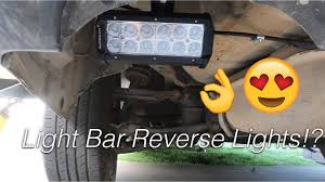 Light Bar Reverse Light Install