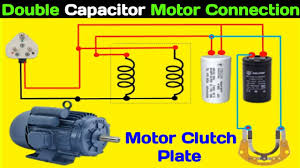 single phase motor connection with two