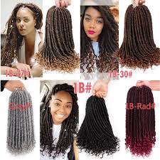 The great thing about dreadlocks is that you can experiment with a ton of textures to create unique hair looks. 16 Inch Soft Dreadlocks Godness Crochet Braids Jumbo Dread Hairstyle Ombre Color Synthetic Faux Locs Braiding Hair Extensions Aliexpress