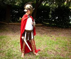 Roman accessories are also easy to obtain and include helmets, arm guards, swords, breast plates, and skirts. Spartan Warrior Diy Halloween Costume Frog Prince Paperie