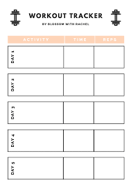 15 page free fitness planner printable