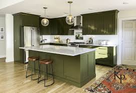 Cabinetry explains function and the allure of the kitchen. Olive Green Kitchen Cabinets Painted By Kayla Payne