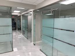Office Partitions With Na Glass