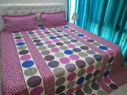 ay dyeing double bed sheet set