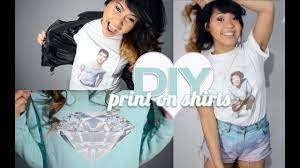 diy how to print your own t shirts